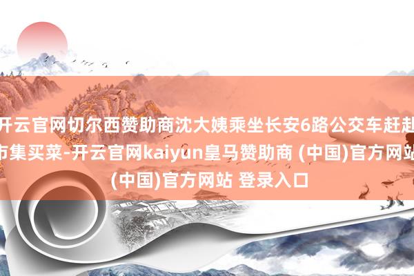 开云官网切尔西赞助商沈大姨乘坐长安6路公交车赶赴城西农贸市集买菜-开云官网kaiyun皇马赞助商 (中国)官方网站 登录入口